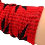 Lystaii 5 Pairs Weed Leaf Printed Cotton Socks Unisex Random Color Maple Leaf Printed Socks, One Size