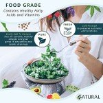 Zatural Hemp Oil 100% Pure Cold Pressed High Vegan Omegas 3 & 6 No Fillers or Additives Therapeutic Grade (1 Gallon)