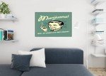 Marijuana! Hey At Least Its Not Crack Retro Humor Parody Funny Weed Cannabis Room Dope Gifts Guys Propaganda Smoking Stoner Reefer Stoned Buds Pothead Cool Wall Art Print Poster 12x18
