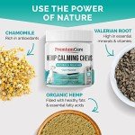 PREMIUM CARE Hemp Calming Chews for Dogs, 9.3 oz (264g), Duck Flavor, Calming Treats for Dogs, Dog Calming Chews, Dog Anxiety Chews, Anti Anxiety Relief, Valerian Root, L-Tryptophan, 120 Soft Chews