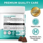 PREMIUM CARE Hemp Calming Chews for Dogs, 9.3 oz (264g), Duck Flavor, Calming Treats for Dogs, Dog Calming Chews, Dog Anxiety Chews, Anti Anxiety Relief, Valerian Root, L-Tryptophan, 120 Soft Chews