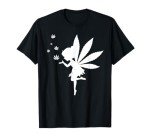 Weed Fairy Marijuana Fantasy Leaf Stoner Pot Smoker Cannabis T-Shirt
