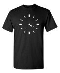 It's 4:20 Time Graphic Novelty Sarcastic Funny T Shirt XL Black