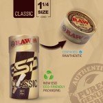 RAW Cones Classic 1-1/4 Size - 150 Pack - Slow Burning Pre Rolled Cones with Tips & Packing Tubes Included