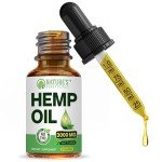 NATURE'S BENEFICIALS Organic Hemp Oil Extract Drops 3000mg - Ultra Premium, Soothes Discomfort, Joint Support, Sleep Aid, Omega Fatty Acids 3 6 9, Non-GMO