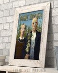 Home Grown - 11x14 Unframed Art Print - Great Decor and Gift for Lovers of Marijuana, Weed, Pot, 420 and Cannabis Under $15