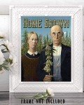 Home Grown - 11x14 Unframed Art Print - Great Decor and Gift for Lovers of Marijuana, Weed, Pot, 420 and Cannabis Under $15
