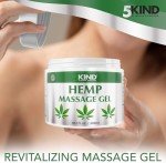 5Kind Hemp Cream Maximum Strength 10.1 fl oz - Natural Soothing Relief Cream Rich in Hemp Oil - Hemp Massage Cream for Lower Back, Joints, Neck, Knees and Shoulders - Hemp Lotion for Women & Men
