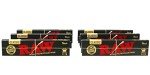 RAW Classic Black King Size Slim Natural Unrefined Ultra Thin 110mm Rolling Papers (6 Packs)