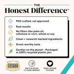 Pet Honesty Natural Hemp Calming Chews for Dogs Maximum Strength - Hemp & Melatonin Dog Anxiety Relief - Calming Aid Supplement with Valerian Root - Stress, Separation & Thunder Support - (Duck 90 Ct)