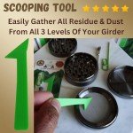 Grinder Cleaning Kit For Herbs Coffee Grinders Cigarette Rolling Papers Machine Pre Rolled Cones Poker Wax Tool Cone Loader 1 1/4 Size King Pre Rolls