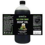 Greenive Organically Grown Hemp Oil 896,000mg Vegan Omegas 100% Pure Cold Pressed (32oz)