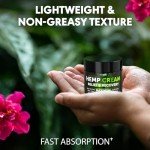 SWIZON Natural Hemp Cream for Muscles, Joints, Neck, Back, Elbows - Hemp Oil Muscle Relaxer Cream to Soothe Discomfort - Hemp Oil Extract Gel with Arnica, Msm, Turmeric, Menthol Rub - 4 oz