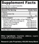 Research Labs 450,000 Premium Hemp Capsules, 2 Fer 1 Package! 100% Organic All Natural Oil, Worry Nervousness Body Ache Stress Support