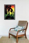 Bob Marley Poster, Rasta, Smoking Weed, Reggae Music, Legend, Art Print