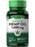 Nature's Truth Hemp Oil | 60 Softgels | 1400mg | Non-GMO & Gluten Free Supplement | Cold Pressed from Hemp Seeds