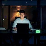 Silicone Ashtray HOWDIA Luminous Ash Tray, Small Ashtrays for Outside Patio Glow In The Dark Ashtray Cute Home Ash Trays High Temperature Heat Resistant, 3 Pack