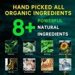 Natural Hemp Cream for Muscles, Joints, Lower Back, Back, Knees, Neck, Fingers, Elbows- 8.5 fl oz - Arnica,MSM, Turmeric, Emu Oil, Menthol, Aloe