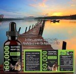 Buster's Organic Hemp Oil Large 60 Milliliters 2Pack 4Month Supply for Dogs Cats Max Potency Made in USA Omega Rich 3 6 and 9 Hip and Joint Health, Natural Relief, Calming