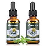 ProTKFU (2Pack Hemp Oil - Omega 3-6-9 Oil Fatty Acids Nutritional Supplement for Immune System Support, Focus, Calm, Relaxation, and Mood Enhancement - Organic, Vegan, Non-GMO