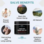 Medical Miracles Hemp 1000 Mg Extra Strength Healing Salve Ideal for HIPS, Joints, Neck, Back, Elbows, Fingers, Hands, and Knees Made in USA