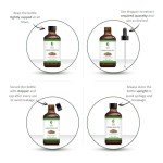 SVA ORGANICS Hemp Seed Oil Cold Pressed 4oz (118 ml) Premium Carrier Oil With Dropper For Skin Care, Hair Care, Scalp Massage, Body Massage, Hair Products, Cosmetics & Soap