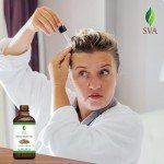 SVA ORGANICS Hemp Seed Oil Cold Pressed 4oz (118 ml) Premium Carrier Oil With Dropper For Skin Care, Hair Care, Scalp Massage, Body Massage, Hair Products, Cosmetics & Soap