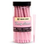 Blazy Pink Cones 50ct Pack | Pink Rolling Cones | Vegan & Smooth Burning | Blazy Susan Quality Smoking Accessories