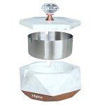 Ashtray with Lid, Decorative Ashtray for Cigarette Smokers with Removable Liner, Easy to Clean, Covered Ash Trays, Home Ashtrays for Smokers Indoor/Outdoor Use