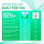 HEMPACTIV Muscle Soothing Cream, Infused with Hemp, Menthol, MSM & Arnica, Soothe and Cooling for Your Back, Muscles, Neck, Shoulder, Knee - 2 Fl Oz