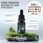 Cannabi Relief Oil 3300mg |Anxіety, Pain, Stress, Sleep, Calm, Focus, Immune | Humans & Dogs Maximum Strength Calming Drops | Omega 3-6-9 | Netherlands Extract, Legendary Hemp for Adults and Dogs