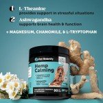 Pet Honesty Natural Hemp Calming Chews for Dogs - Dog Anxiety Relief - Calming Aid Supplement with Valerian Root, Chamomile, + Magnesium - Stress, Separation & Thunder Support - (Chicken, 90 Count)