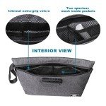 Free Boy Smell Proof Bags 11.8"X8.6"Durable Odor Proof Stash Bag with Combination Lock for Your Accessories（Does not Include Accessories）