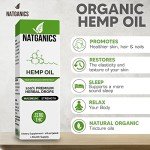 Organic Hemp Oil 2500mg - Ultra Premium Hemp Oil Drops 2500mg - Natural Hemp Oil Extract Tincture - Non-GMO Ultra-Pure CO2 Extracted Drops - Omega Fatty Acids 3 6 9 - Organically Grown & Made in USA