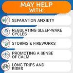 BARK&SPARK Advanced Calming Hemp Treats for Dogs - Hemp Oil + Melatonin - Anxiety Relief - Separation Aid - Stress Relief During Fireworks, Storms, Thunder - Aggressive Behavior, Barking - 60Chews