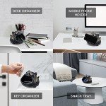 SOMGEM Outdoor Ashtray for Cigarette, Cool Ash Tray Sets for weed, Decorative Fancy Ashtrays of Black Bully Dog Design, Ceramic Desktop Ash Holder for Patio Home Office, Great Gift for Men Women