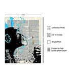 Weed Smoking Chimp - Dope Wall Art Decor - Marijuana Decor - Pothead Cannabis Gifts for Men - Dorm Room, Man Cave Artwork - Chimp Smoking Marijuana - Stoner Room Print - 8x10 Poster