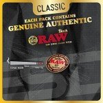 RAW Black Cones King Size - 100 Pack - Slow Burning Pre Rolled Cones Pressed Extra Fine for Thin, Naturally Translucent Paper with Tips & Packing Tubes Included