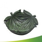 Resin Ashtray Features a Beautifully Crafted Leaf Design Inspired by the Iconic Symbol of the a Plant and is Perfect for Looking for a Unique and Stylish Smoking Accessory