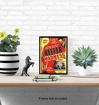 Reefer Madness - Dope Wall Art - Marijuana Decorations - Pothead Gifts - Weed Gifts - Cannabis, Stoner Room Decor Accessories - Ganja Wall Art for Men, Women - 8x10 Vintage Movie Poster