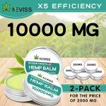 NEVISS (2 Pack) Organic Hémp Balm 10000 MG - 2 Fl Oz
