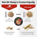RentACoop Premium Hemp Bedding (300 L) x 1 Pack - E.U. Grown for Chicken Coop, Nesting Boxes, Rabbits, Hamsters, Small Pets, Horses, Etc.