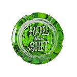 Pot Leaf Weed Cigarette Ashtray for Outdoors and Indoors Use… green