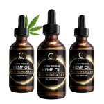 GPGP GreenPeople (3Pack Natural Hemp Oil Extract, Immune System Support, Focus Calm, Stress, Mood, Pure Extract, Rich in Omega 3&6&9 Fatty Acids
