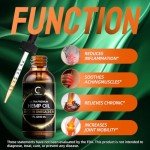 GPGP GreenPeople (3Pack Natural Hemp Oil Extract, Immune System Support, Focus Calm, Stress, Mood, Pure Extract, Rich in Omega 3&6&9 Fatty Acids