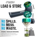 Mamba Original 1g Gray USB Electric Herb Grinder. Small Portable Metal Herbal Grinder Machine & Spice Mill for the Kitchen