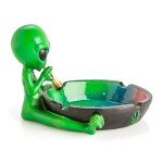 Alien 420 Leaf Cigarette Ashtray Ash Tray