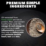 Super Natural Goods Hemp Oil - Maximum Strength Hemp Seed Oil for Relief & Relaxation - Vegan, Sugar Free, Additive Free - 4oz