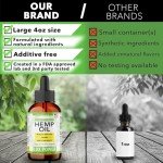 Super Natural Goods Hemp Oil - Maximum Strength Hemp Seed Oil for Relief & Relaxation - Vegan, Sugar Free, Additive Free - 4oz