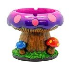Fantasy Gifts 2996 Mega Mushroom Ashtray with Lighter Stash Spot 4 1/2 Inches Tall